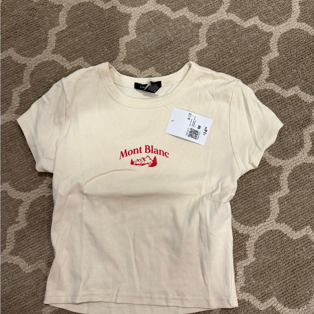 Mont Blanc Cream T-Shirt